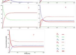 Molecular Computation of Complex Markov Chains with Self-Loop State Transitions